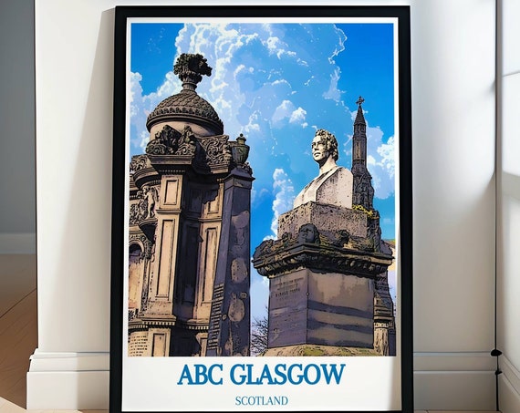 Abc Glasgow Poster Glasgows Music And Architecture In One Print Abc Glasgow Art Print