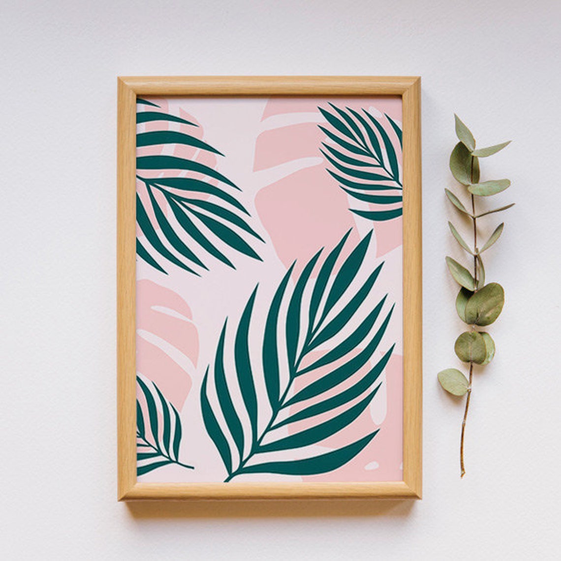 Botanical Boho Abstract Art Print