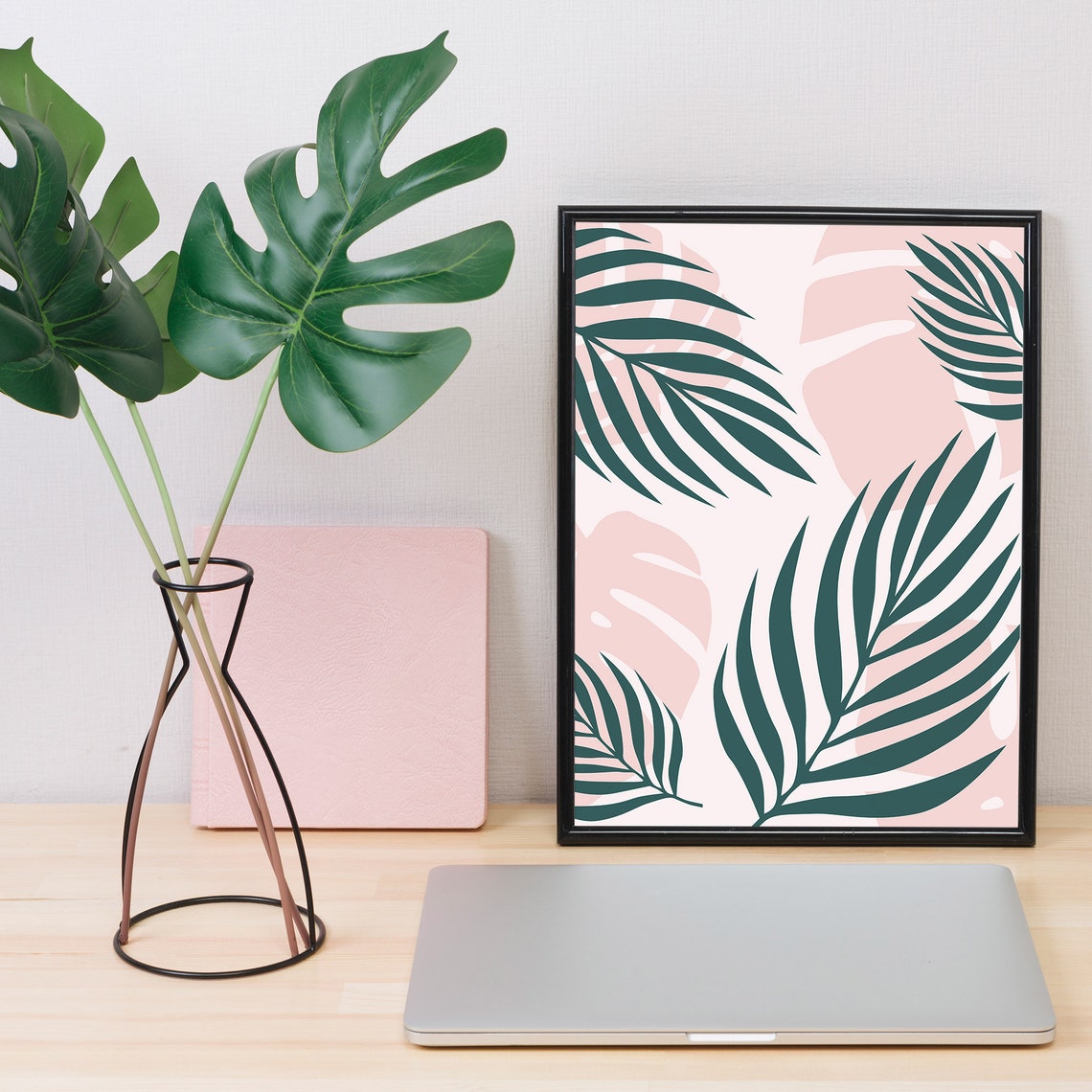 Botanical Boho Abstract Art Print - Image 2