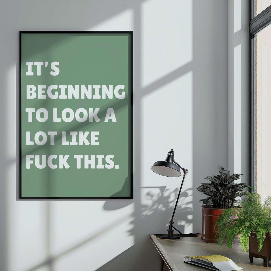 It Is Beginning to Look a Lot Like Fuck This Christmas Poster - Image 4