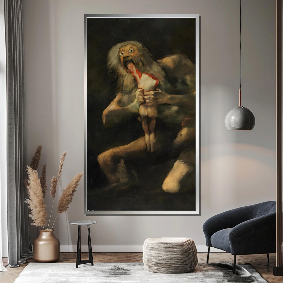 Francisco Goya, Saturn Devouring His Son Art Print - Image 5