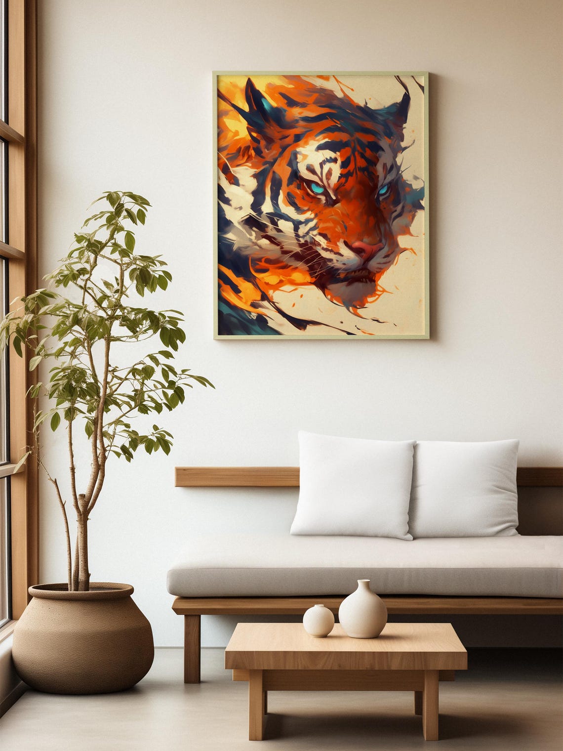 Wildcat Panther Gift For Him Bold Apex Cat Decor Bengal Tiger Wildlife Cat - Image 2