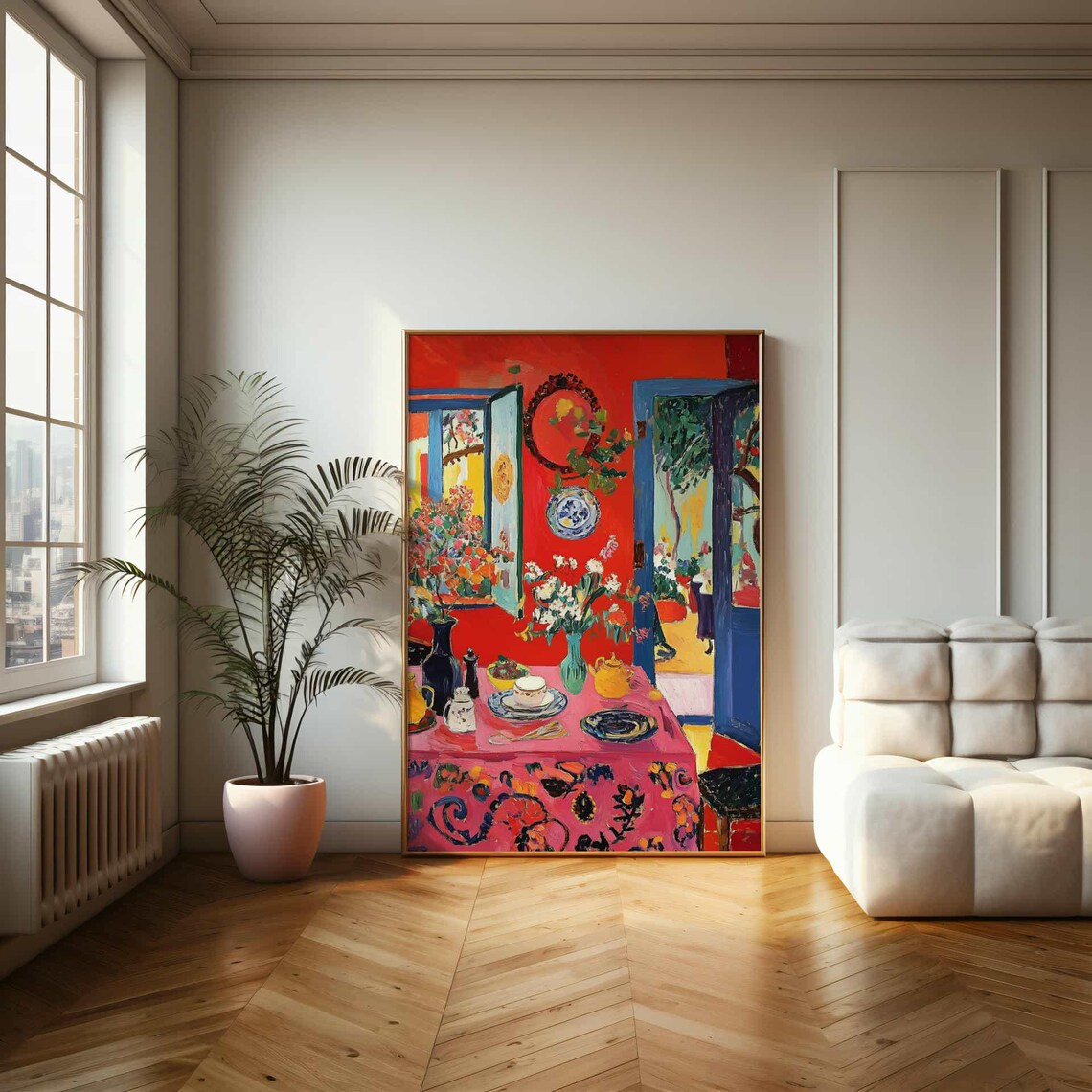 Fauvist Interior Kitchen Wall Poster Art Print - Image 2