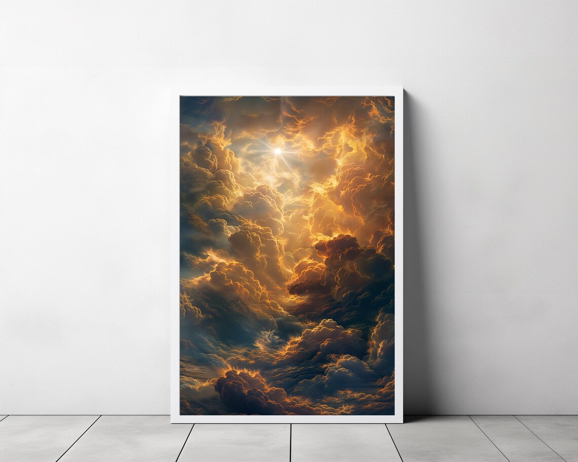 Celestial Sun Art Print, Dark Academia Vintage - Image 3