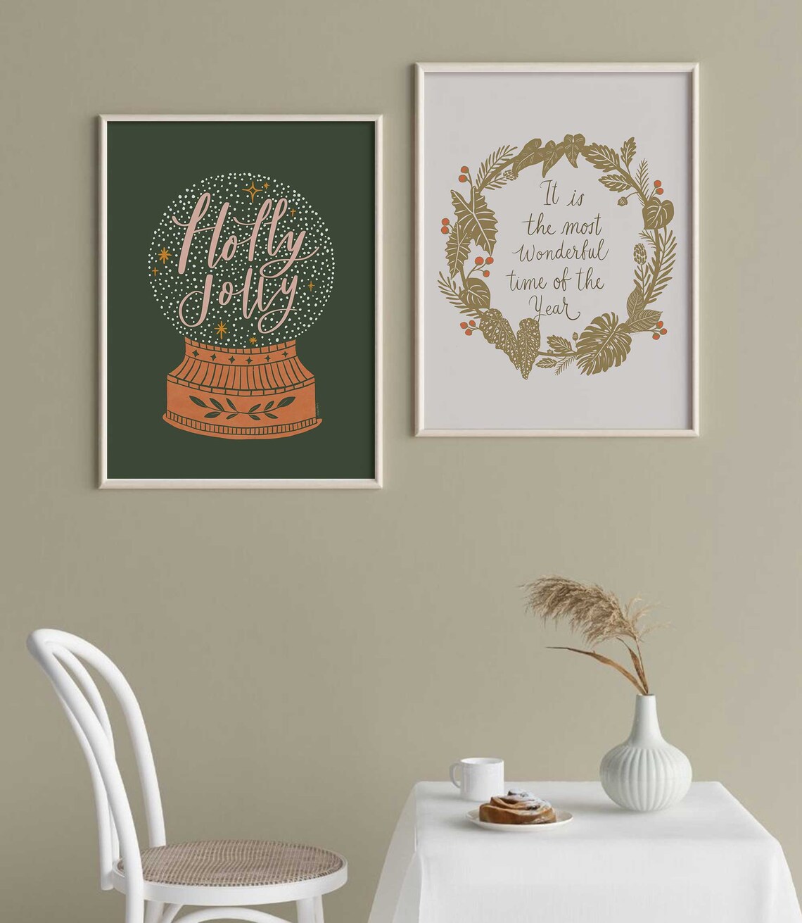 Christmas Snow Globe Holiday Decor Art Print - Image 2