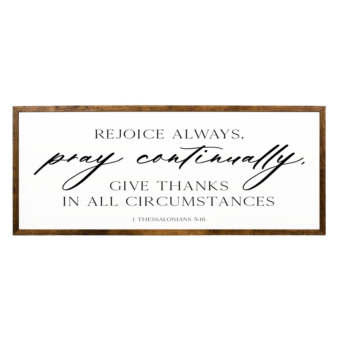 1 Thessalonians 5:16 Rejoice Always, Farmhouse Art Print - Image 2