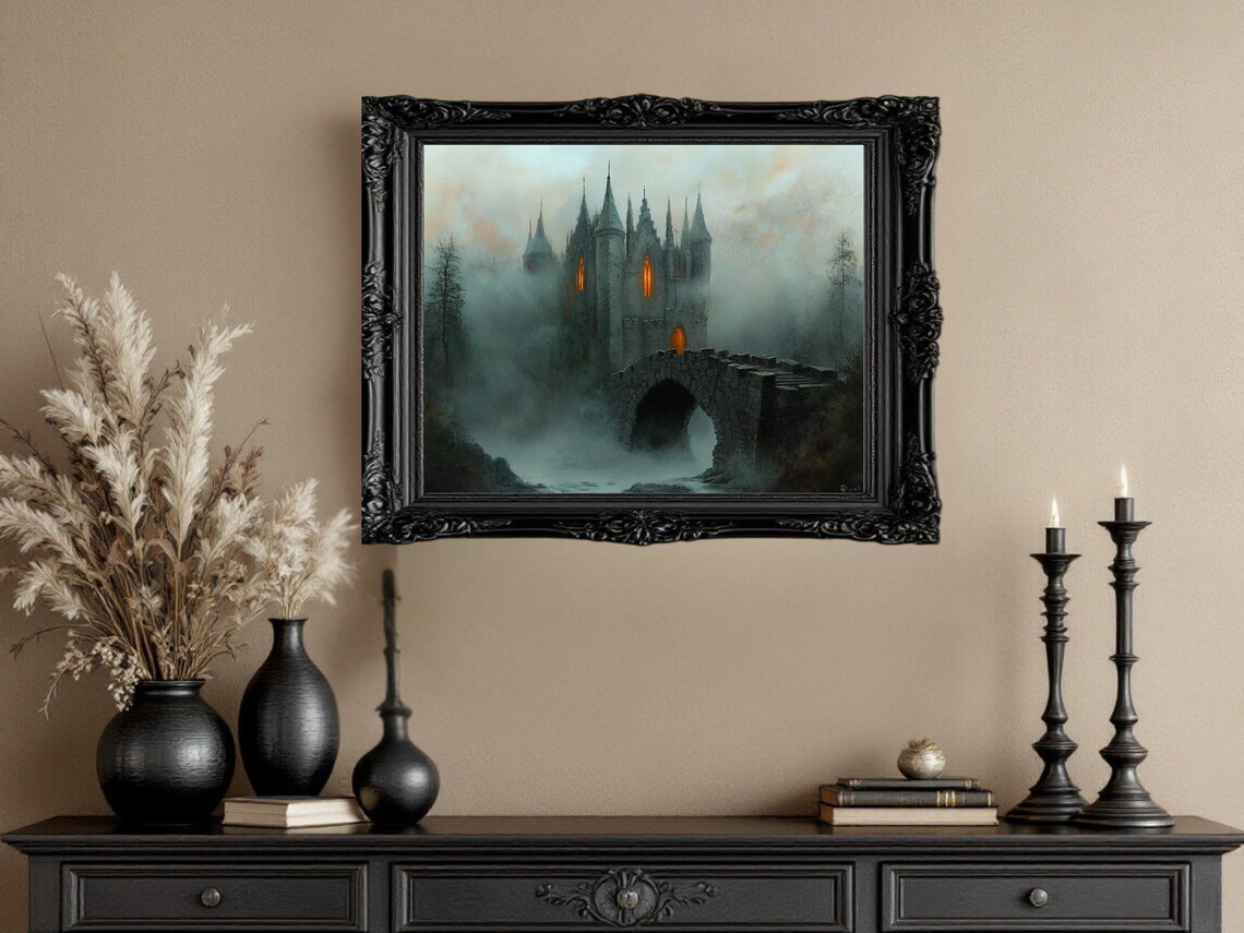 Haunted Gothic Castle, Spooky Halloween Decor - Image 3