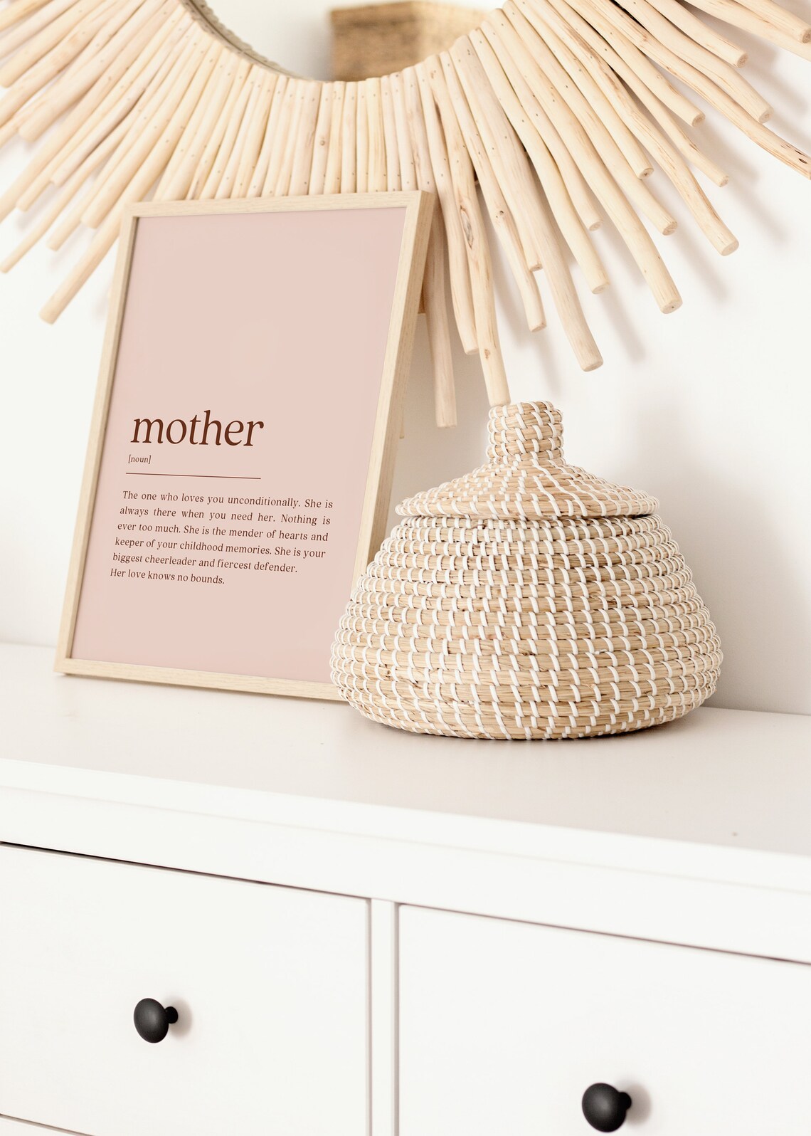 Mother Definition Minimalist Art Print, Mother's Day - Image 2