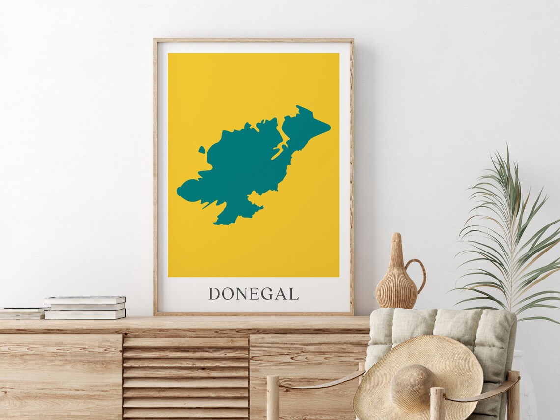 County Donegal Map Poster Print, Irish Wall Art - Image 2