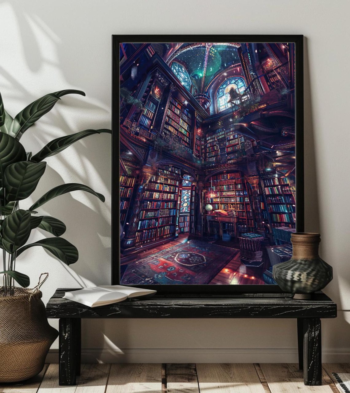 Ancient Library Jigsaw Puzzle, Bookish Home Decor - Image 3