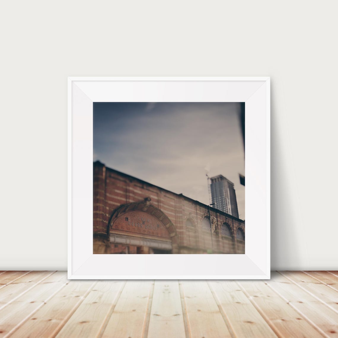 Manchester Deansgate Railway Goods Depot Brick Arch Photo Poster