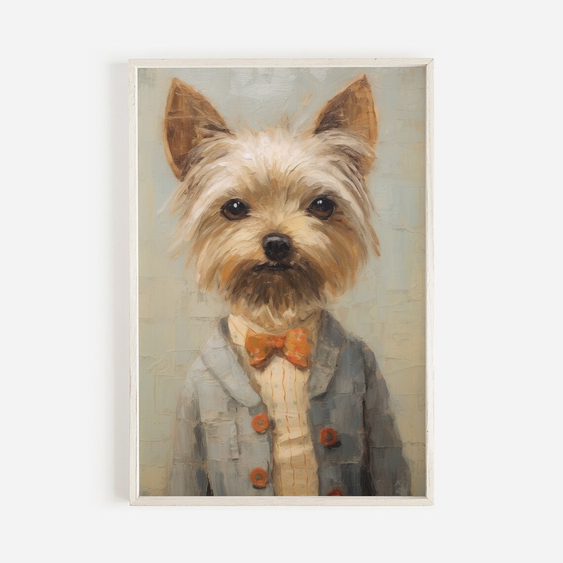 Yorkie Print Vintage Yorkshire Terrier Art Print - Image 2