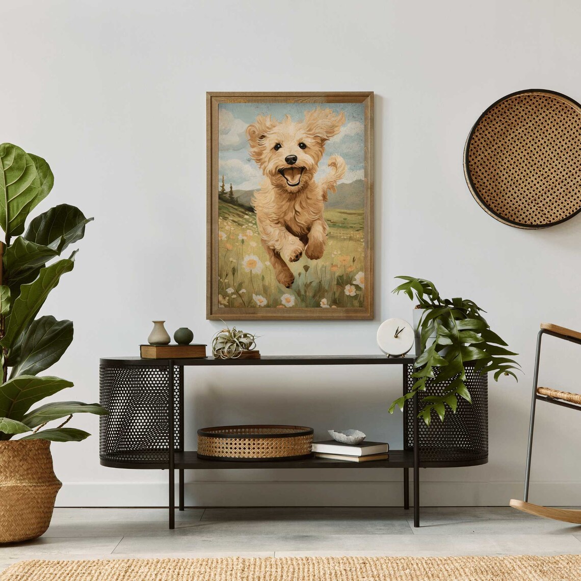 Goldendoodle Vintage Dog Decor Art Print - Image 2