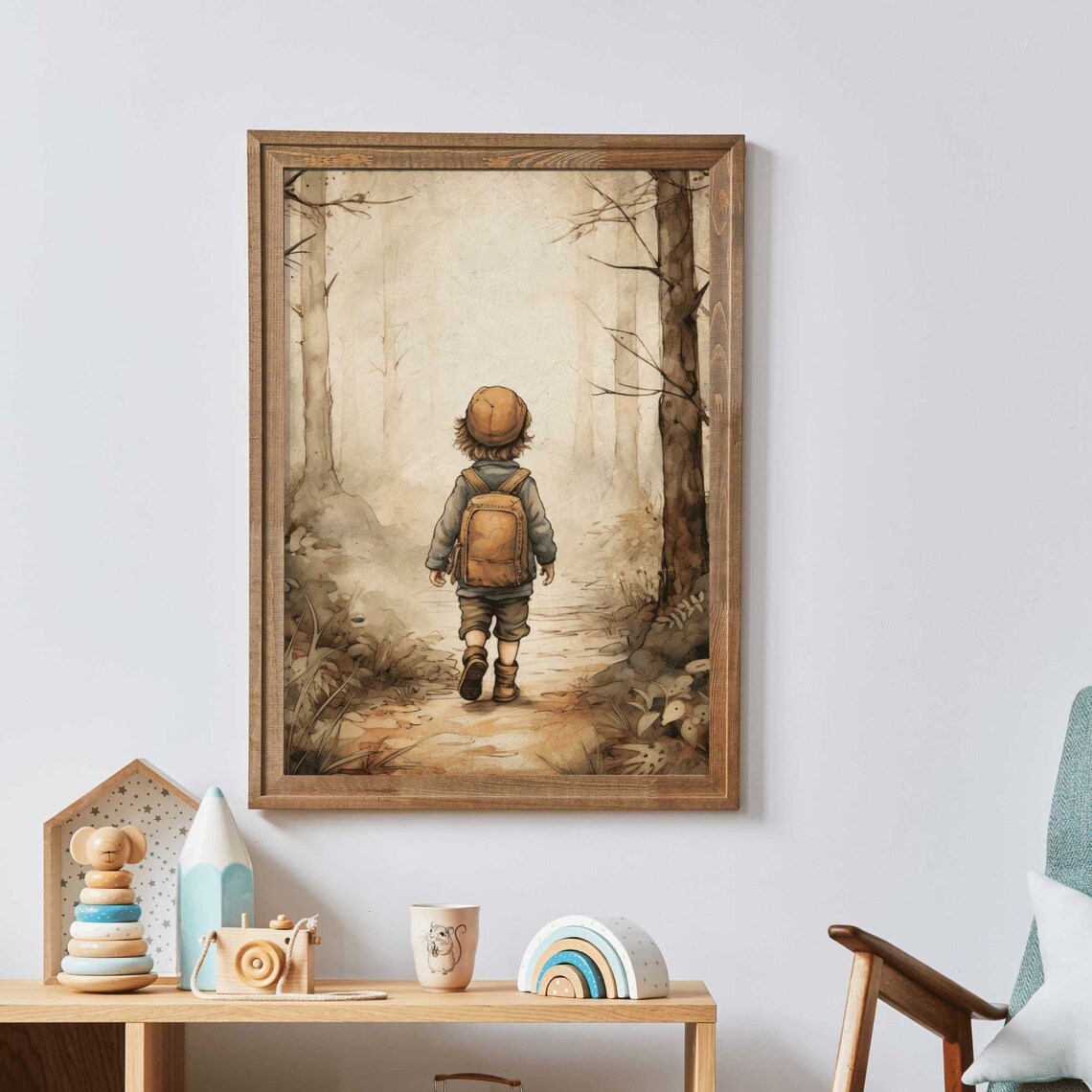 Adventure Nursery Art Print, Forest Kids Decor - Image 2