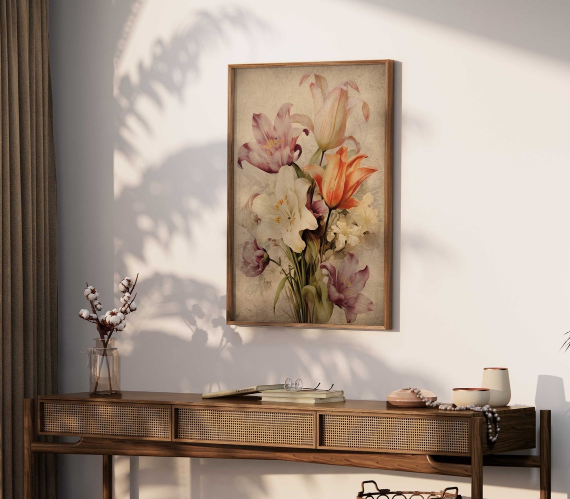 Lillys Vintage Botanical Art Print - Image 2
