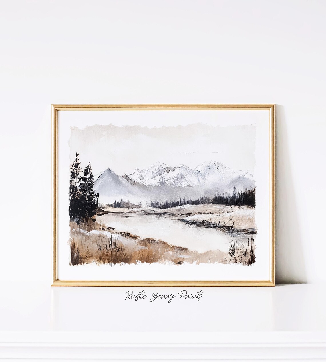 Mountain Landscape Art Print