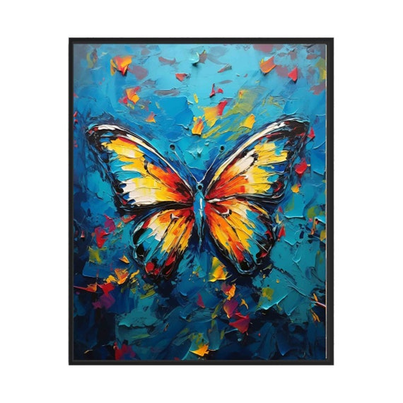 Butterfly Art Print Posters Animal Abstracts Wall Art Painting Decoration Gifts