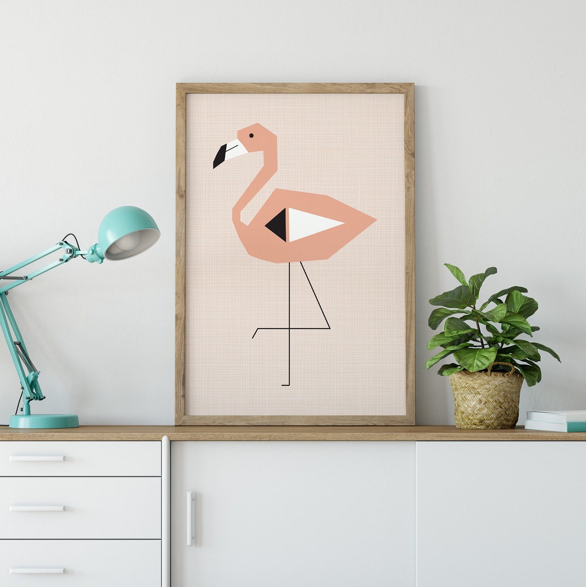 Flamingo Print Flamingo Art Print Flamingo Flamingo Pink Wall Art Art Print Pink Wall Art Flamingo Art Instant - Image 3