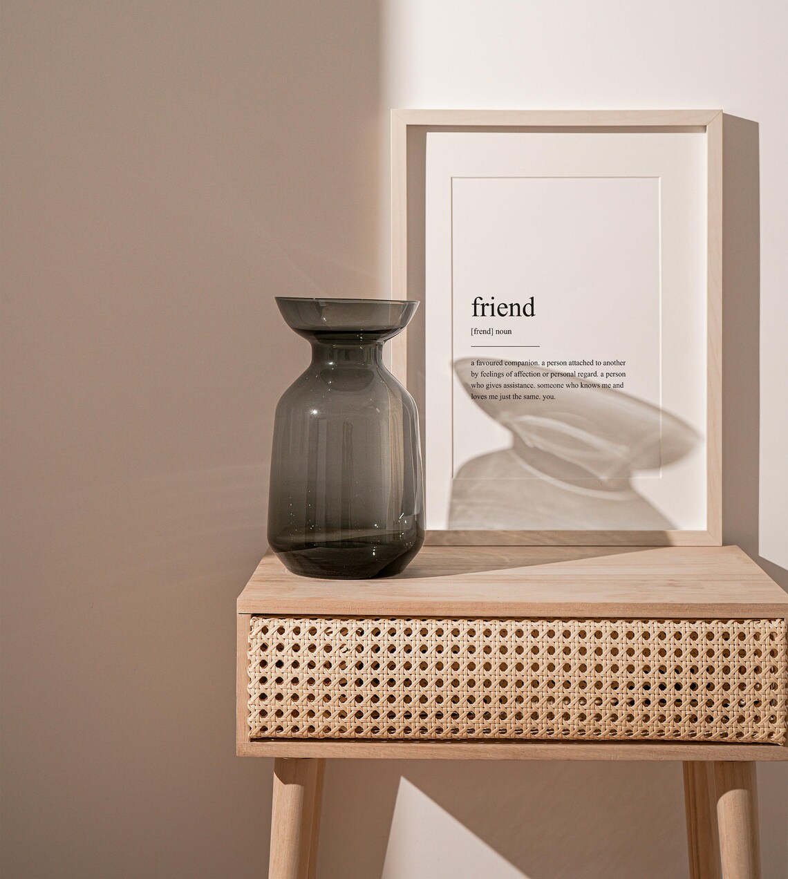 Friend Definition Minimalist Modern Art Print - Image 3