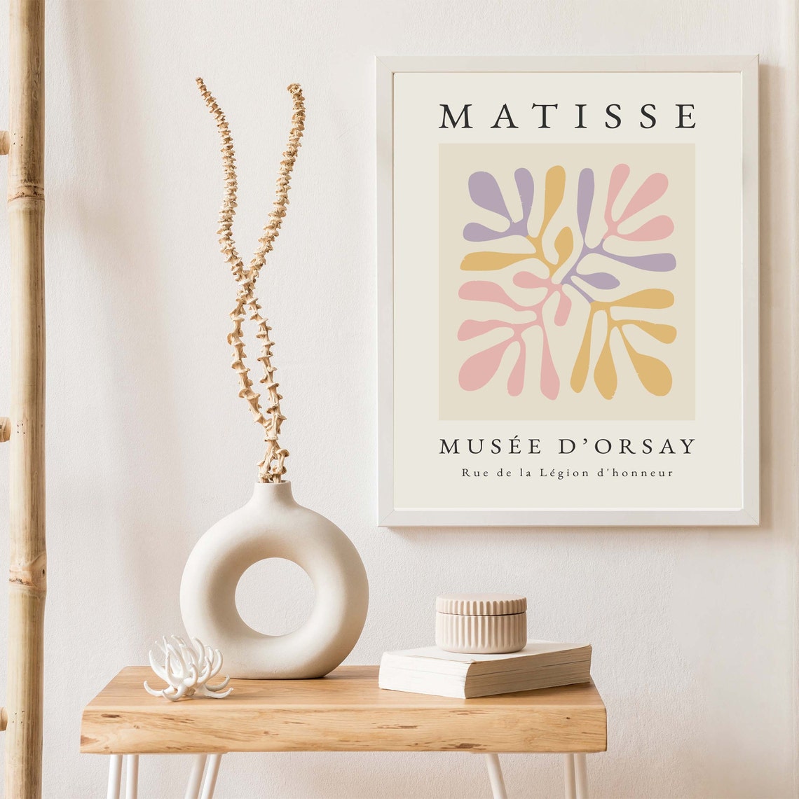 Matisse-Inspired Boho Pastel Wall Art Print - Image 2
