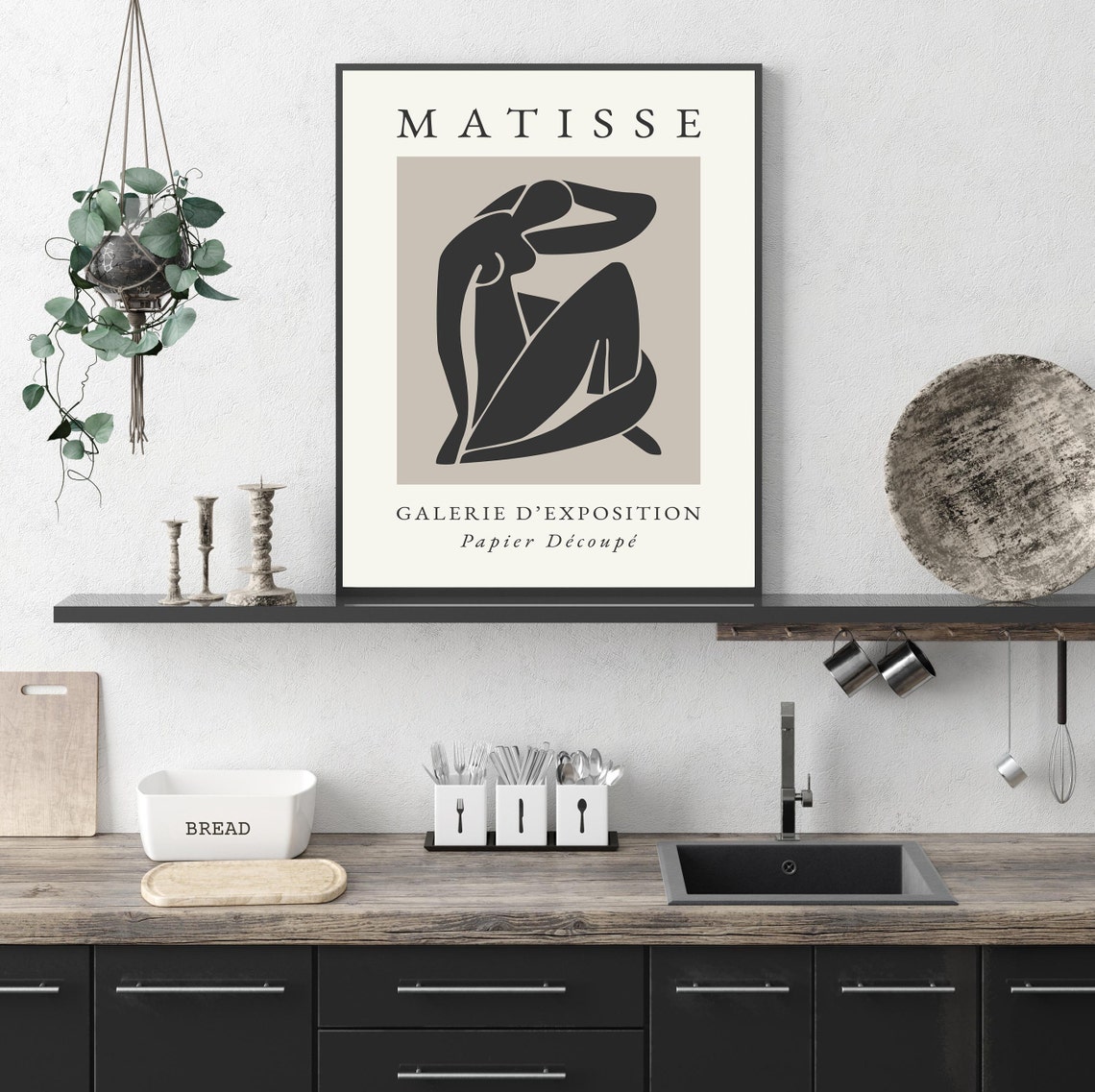 Wall Art Print Matisse Print Body Print Womans Body Print Nude Wall Art Henri Matisse Boho Boho Wall Art Matisse - Image 3