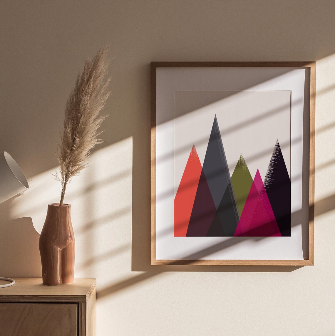 Instant Mountain Print, Scandinavian Minimalist Wall Art - Image 2