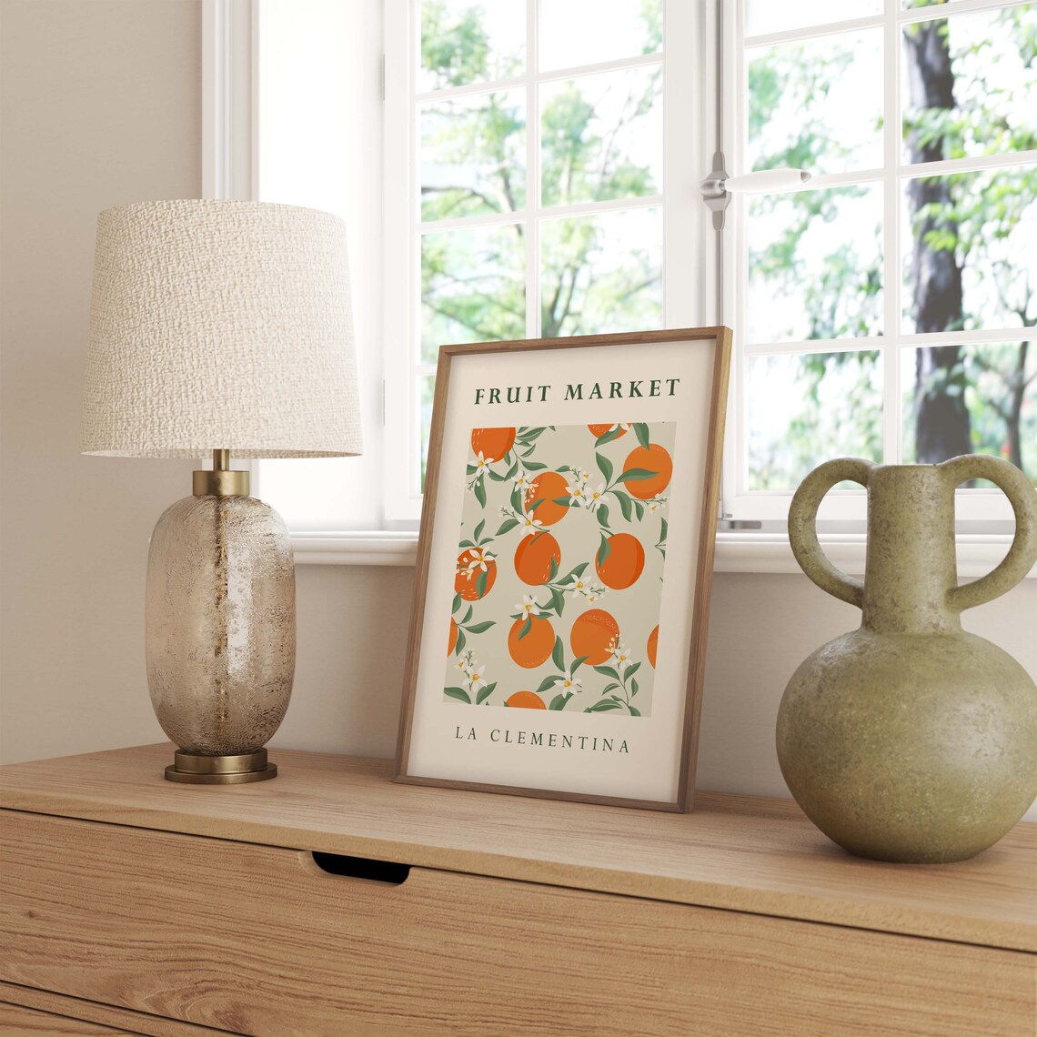 Orange Fruit Kitchen Decor, Citrus Wall Art Print - Image 3