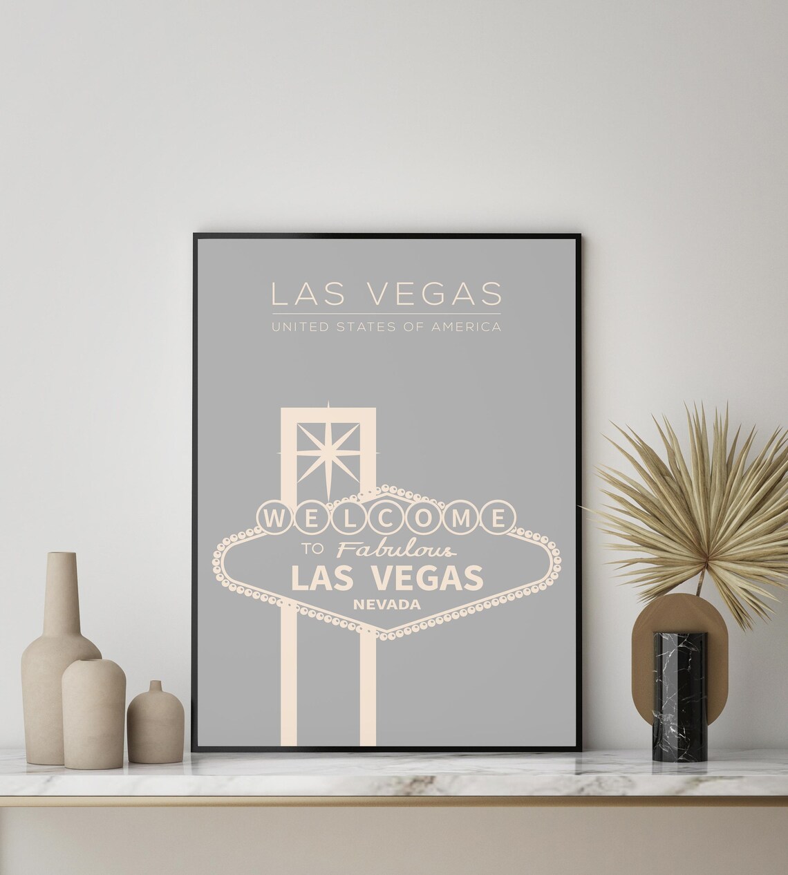 Las Vegas Travel Poster, Modern City Art Print - Image 3