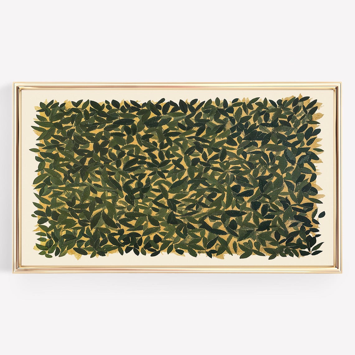 Botanical Spring Leaves Art Print - Image 4
