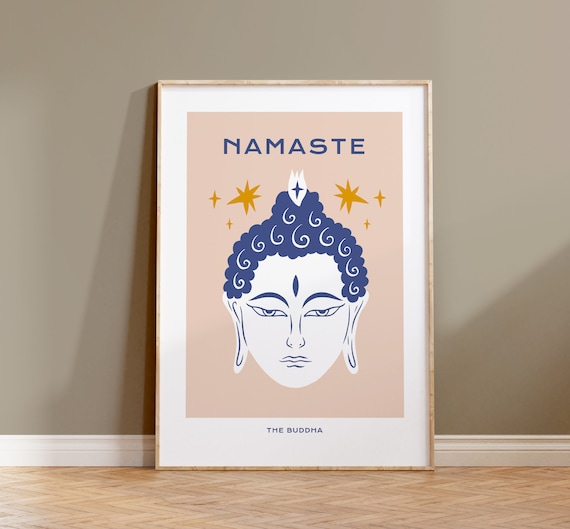 Buddha Zen Art Print, Spiritual Meditation Decor