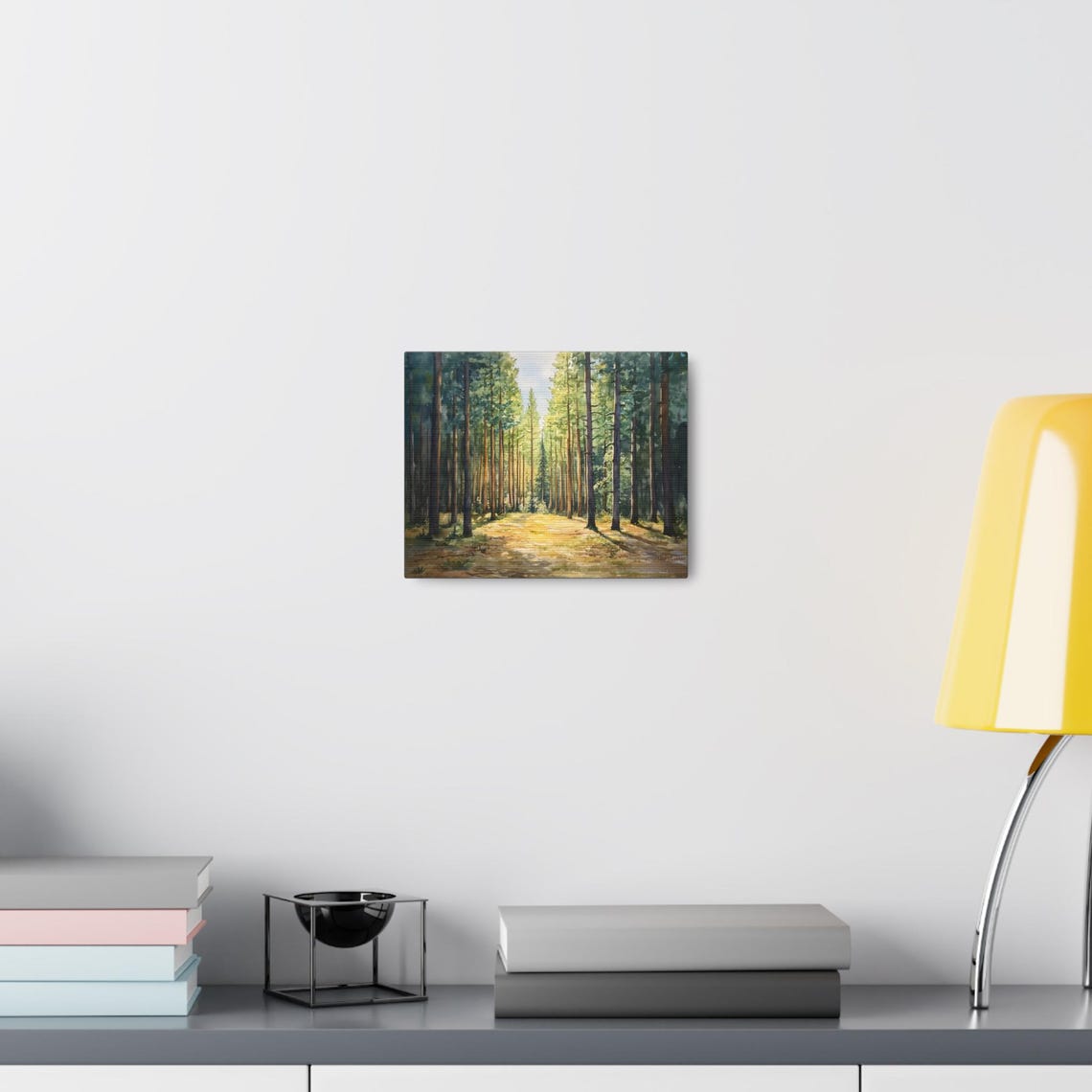 Bright Morning Pine Forest Sunlight Tranquil Woodland Poster - Image 3