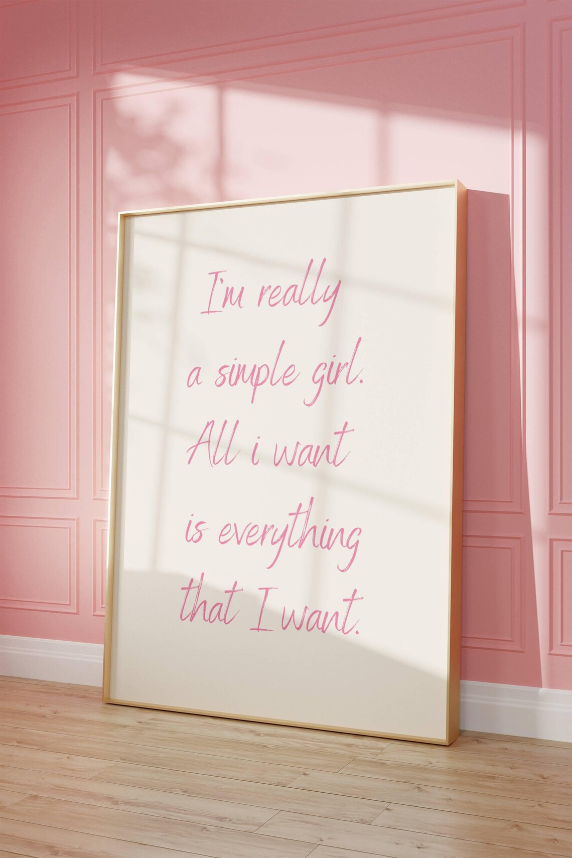 Im Literally Just A Girl, Quote Poster