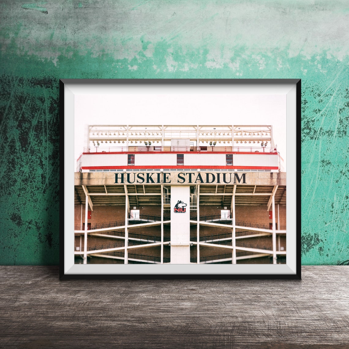 Huskie Stadium NIU Northern Illinois University DeKalb Poster