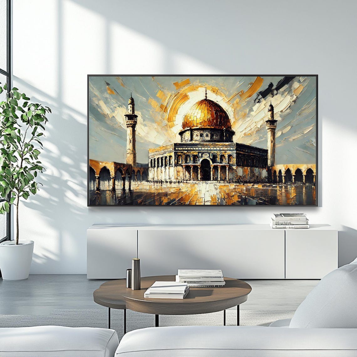Dome of the Rock Jerusalem Golden Dome Islamic Architecture Art Poster - Image 4