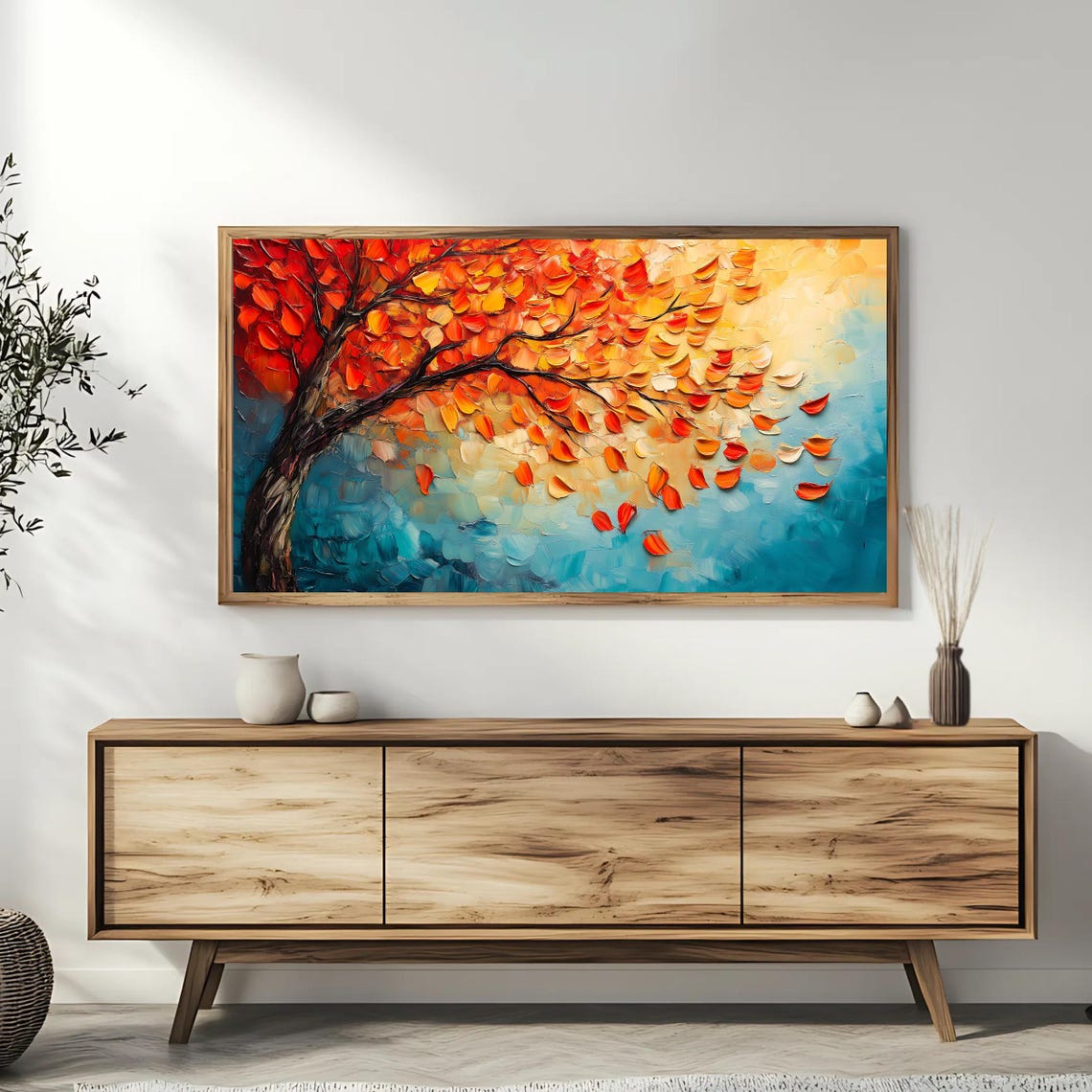 Abstract Autumn Tree Art Print - Image 3