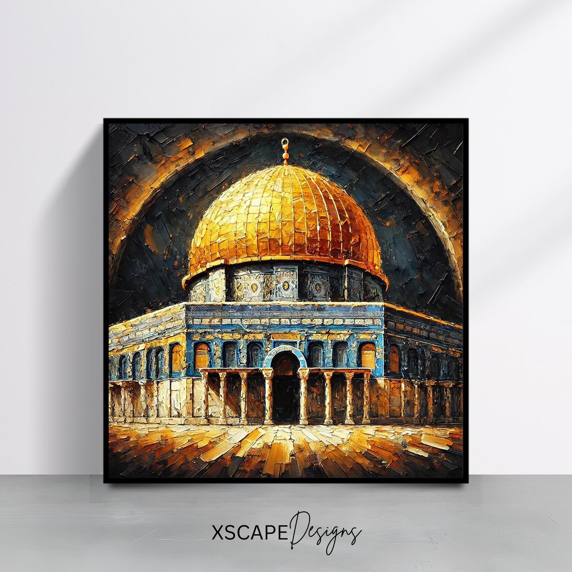 Masjed Al Aqsa, Palestine Architecture Art Print