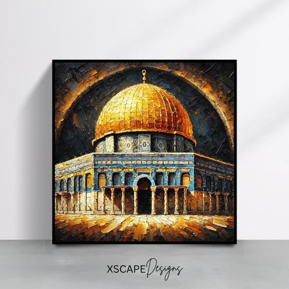 Masjed Al Aqsa, Palestine Architecture Art Print