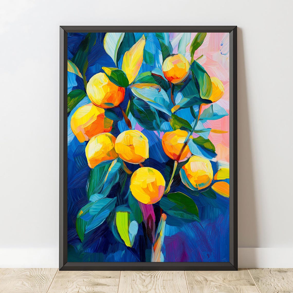 Lemon Tree Art Print, Modern Botanical - Image 2