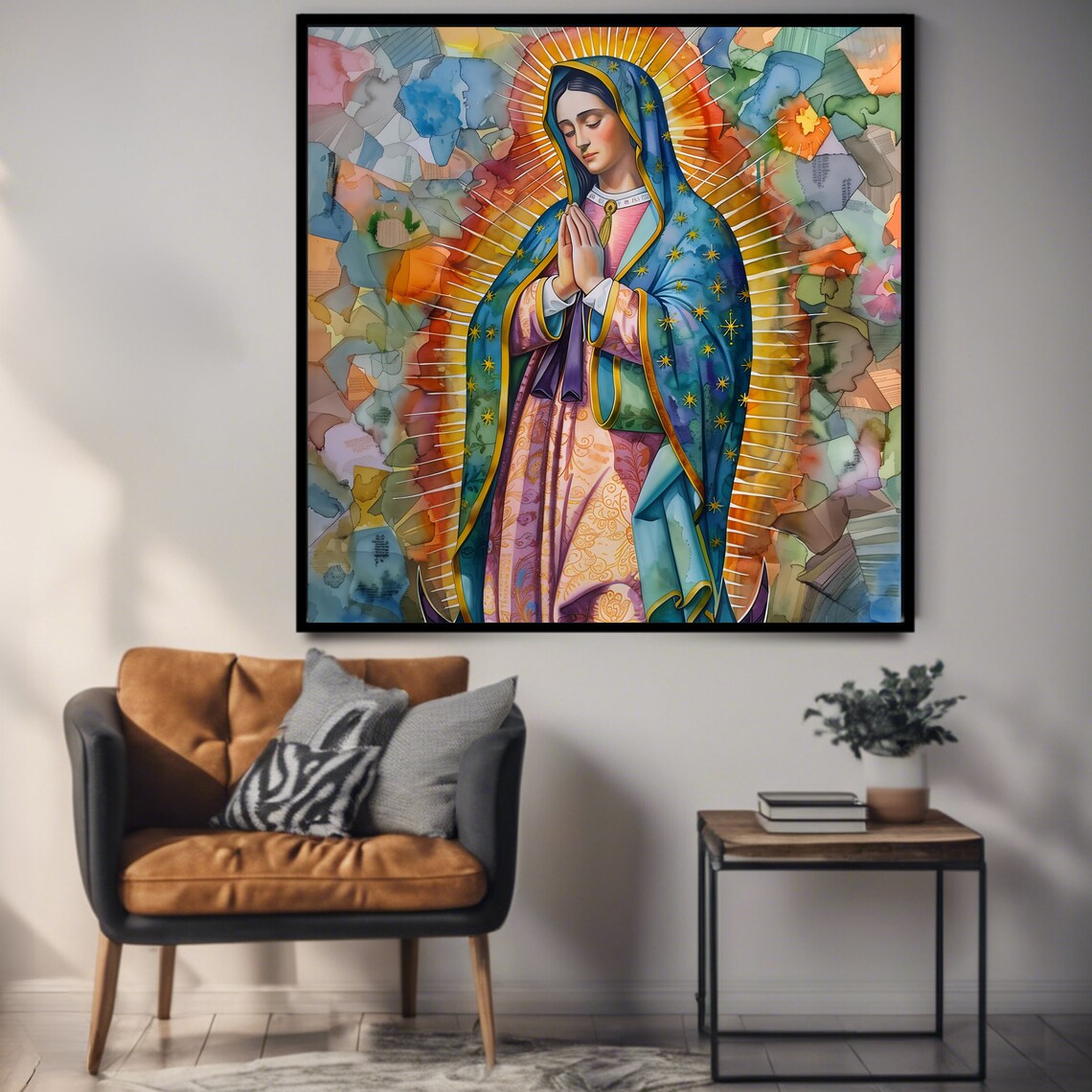 Virgin Mary Of Guadalupe Christian Art Print - Image 3