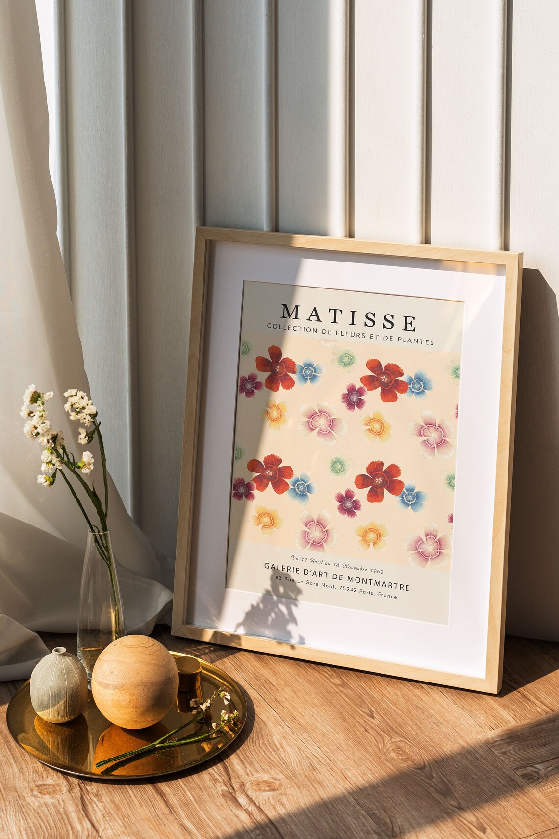 Matisse Colorful Pansy Blossom Garden Floral Gallery Art Print - Image 3