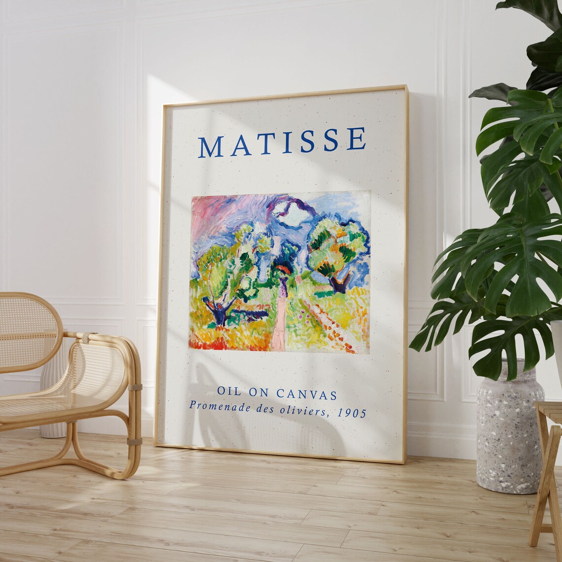 Matisse Promenade Des Oliviers 1905 Poster Vibrant Fauvist Olive Trees