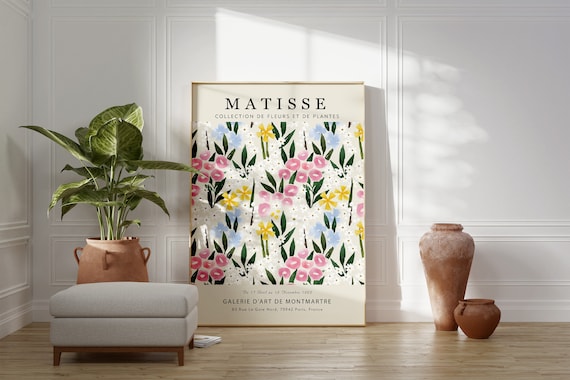 Matisse Flower Poster Flower Market Poster Matisse Print Tokyo Flower Printable Poster Matisse Plant Botanical Poster