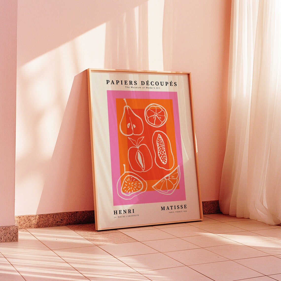 Matisse Flower Poster, 60s Retro Botanical Decor - Image 5