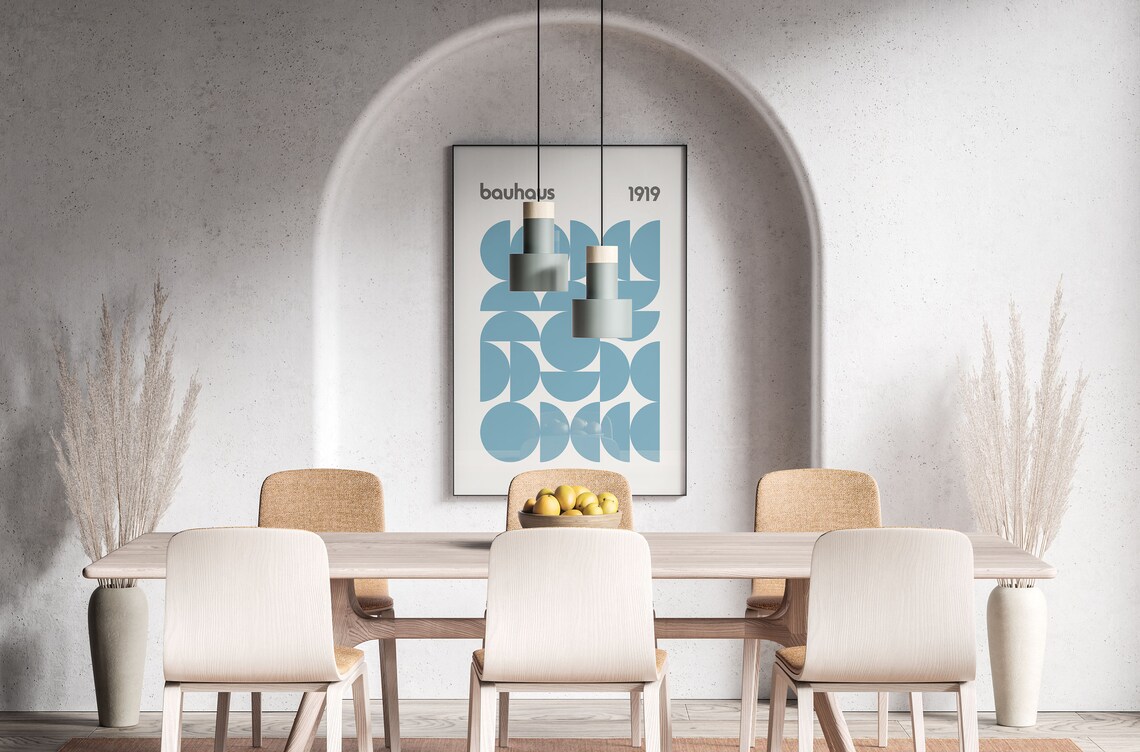 Bauhaus Poster Print, Mid-Century Modern Retro Decor - Image 5