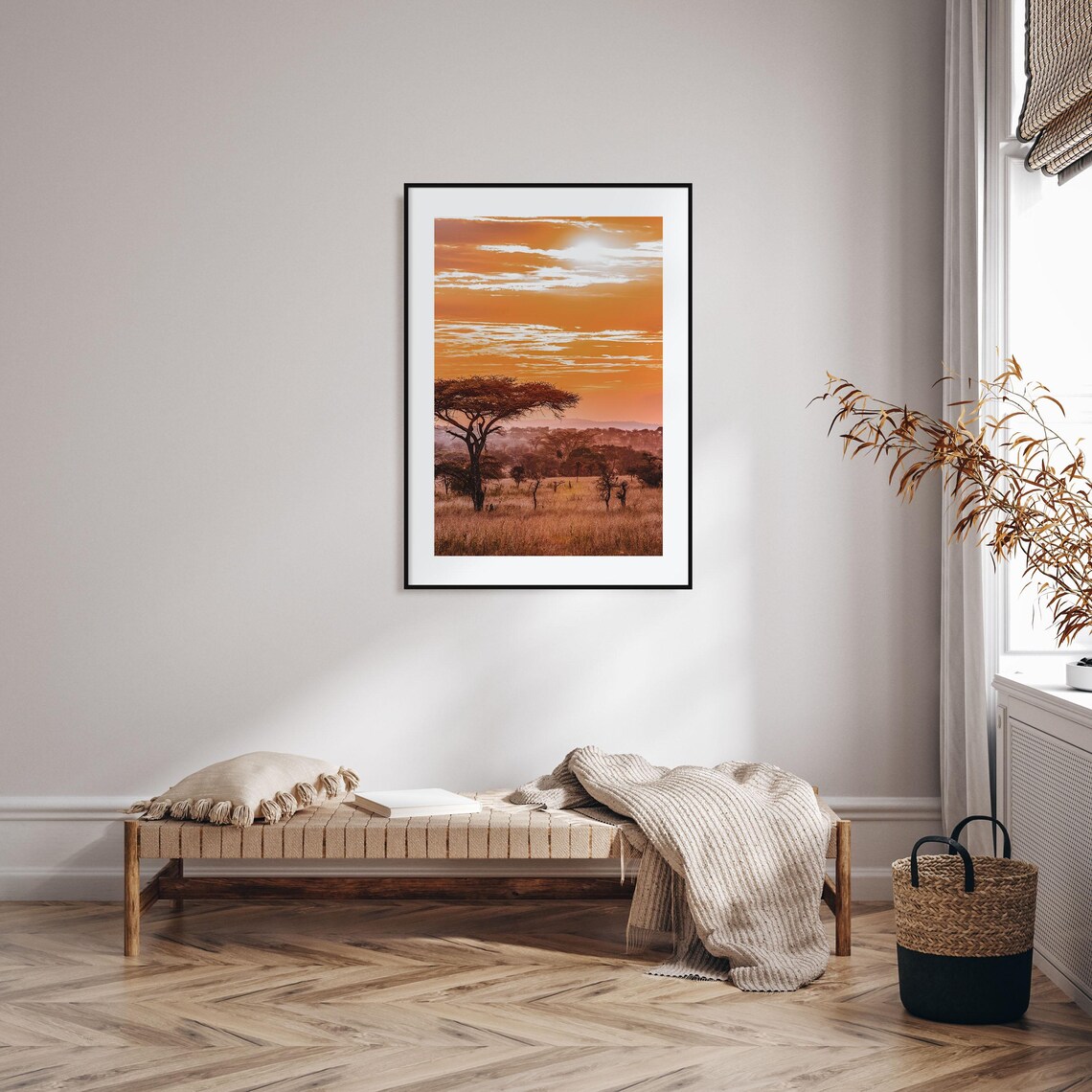 Africa Colorful Travel Poster, Street Map Wall Art - Image 2