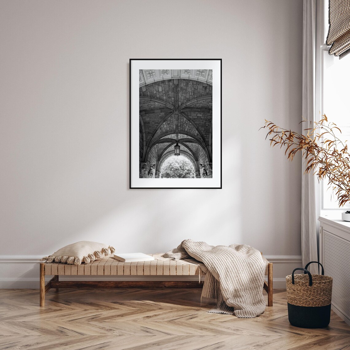Ann Arbor Black And White Travel Poster Print - Image 2