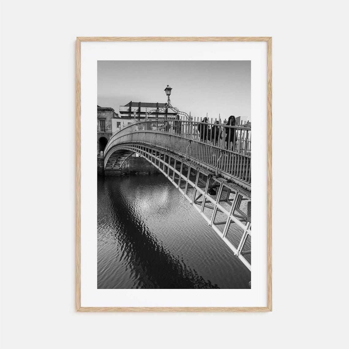 Ha'penny Bridge Dublin Ireland River Liffey Iron Arch Poster