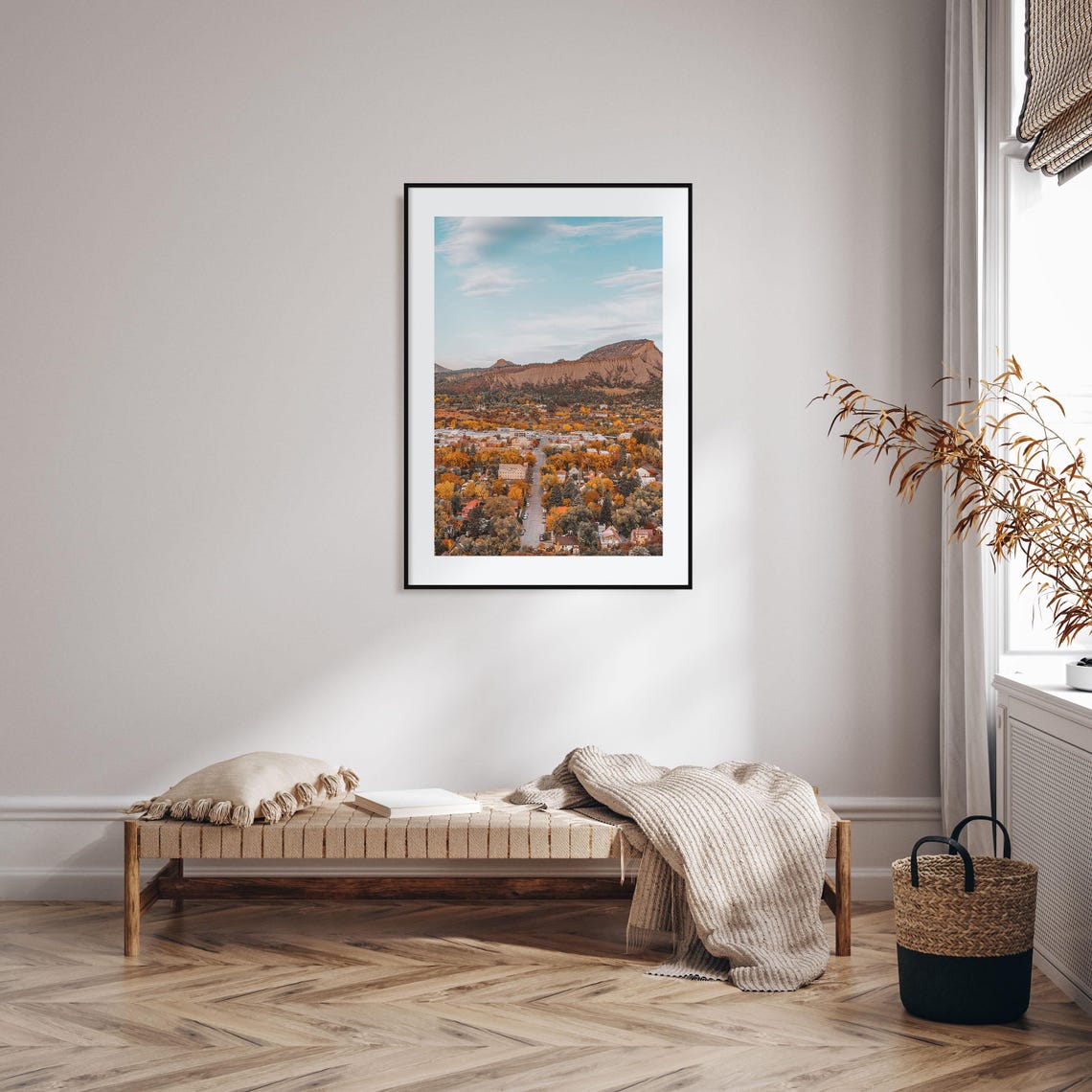 Durango Colorado Fall Town Red Rock Mesas Autumn Colors Photo Poster - Image 2