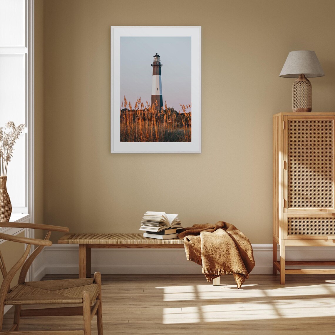 Tybee Island Colorful Travel Poster Print - Image 2