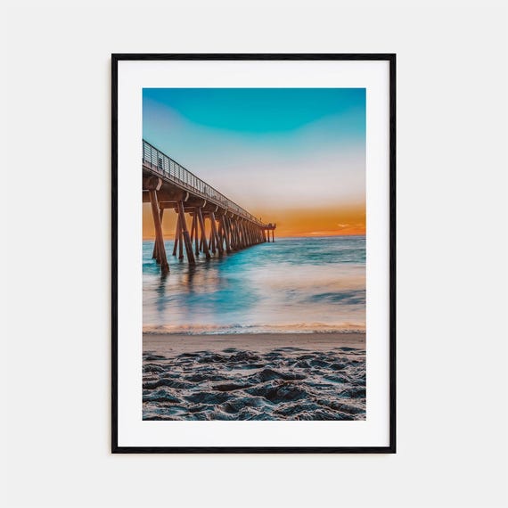 Hermosa Beach Street Map Poster, Travel Print